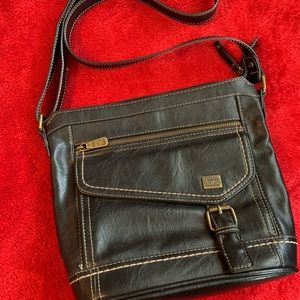 Black leather b•o•c bag